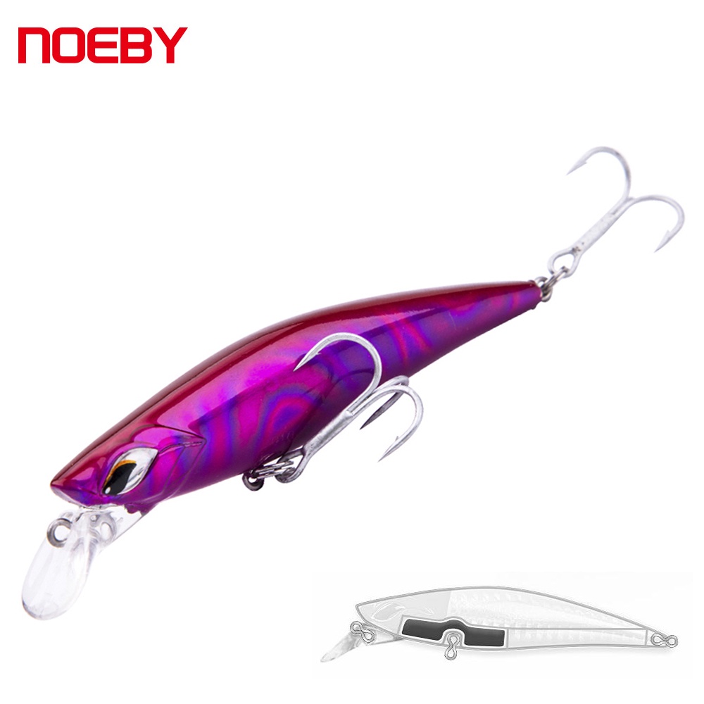 Noeby New Arrival 9cm 21g Sinking Minnow Baits Artificial Spinning Fishing  Lure Wobblers NBL9496