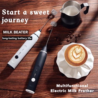 Mini Electric Milk Foamer Blender Wireless Coffee Whisk Mixer