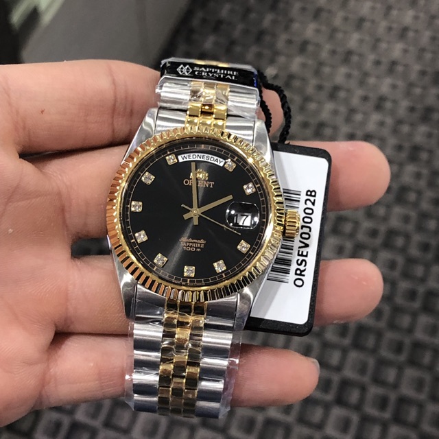 ORIENT OYSTER AUTOMATIC SAPPHIRE CRYSTAL DAY DATE Sev0j002w Sev0j002b OrSev0j002w OrSev0j002w Shopee Malaysia