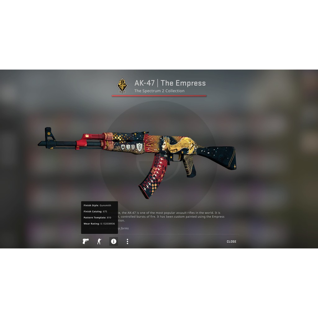 CSGO skin : AK-47 - The Empress (Minimal Wear) | Shopee Malaysia