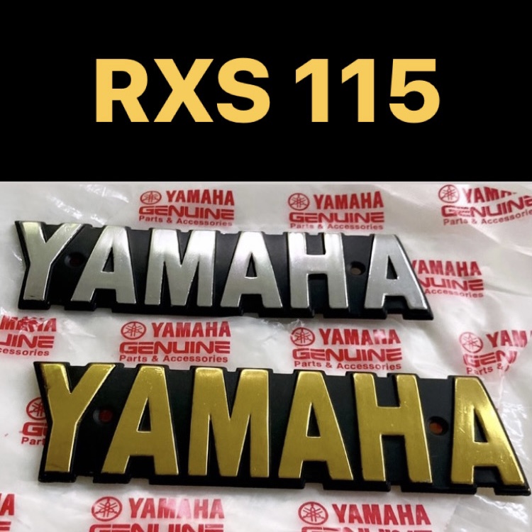YAMAHA RXS TANK LOGO - 2 Pcs/SET (OET) // RXS115 RXS 115 FUEL TANK ...
