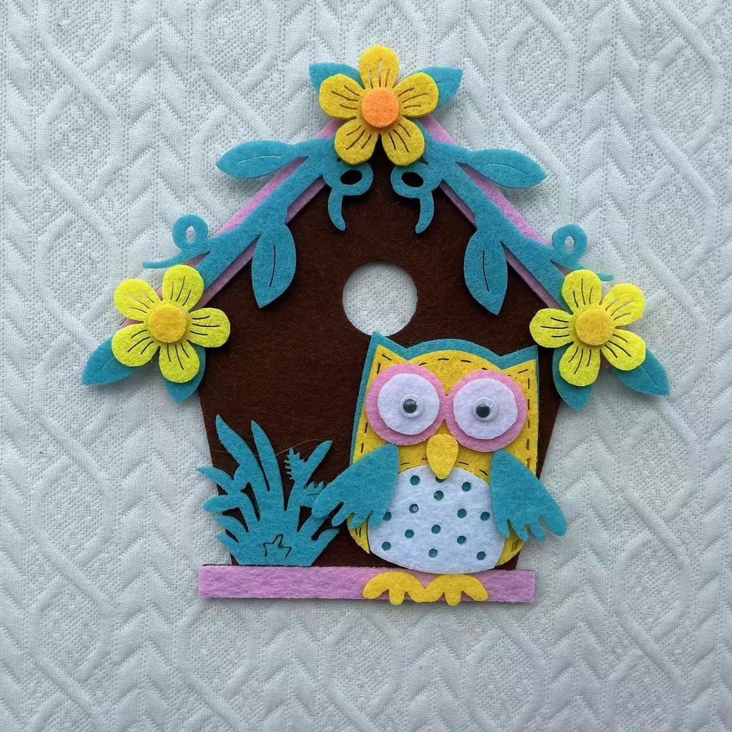 Felt Craft 3D Wall Decoration Kindergarten Layout Kartun Hiasan Dinding