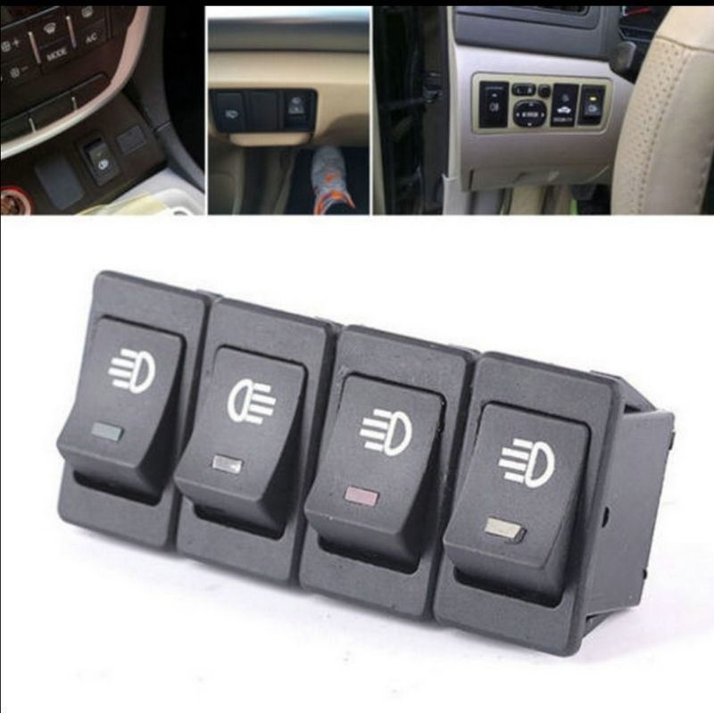 Switch with LED on/off Indicator For Car Light/Fog Lamp Suiz Untuk ...