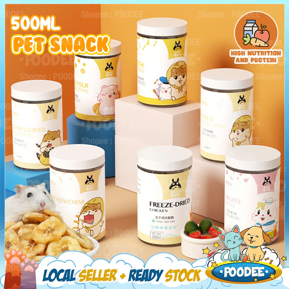 POODEE Jonsanty Hamster Haedgehog Freeze Dried Snack Apple Vege Fruit