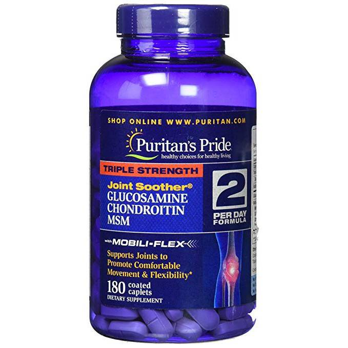 Triple Strength Glucosamine, Chondroitin & MSM Joint Soother®, 180