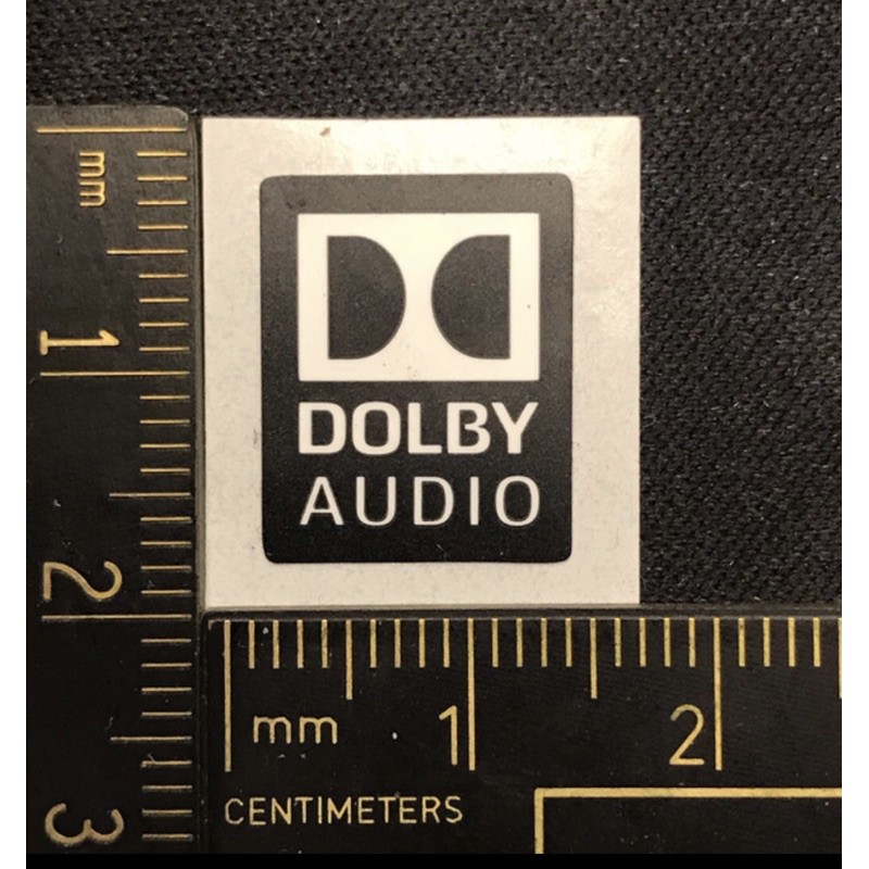 Original Dolby Audio logo Sticker | Shopee Malaysia