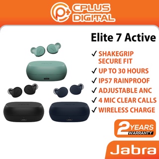 Jabra Elite 7 Active True Wireless Earbuds IP57 Waterproof ANC Noise Isolating Clear Call Shopee Malaysia