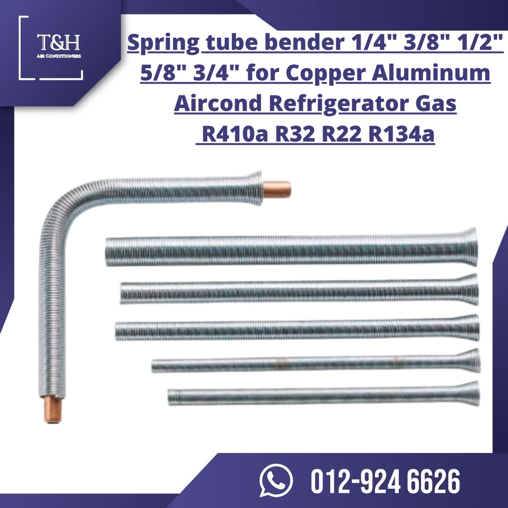 Spring tube bender 1/4