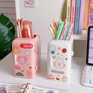 Ready Stock]Pen Holder Desktop Storage🖍冰箱造型笔筒✏️