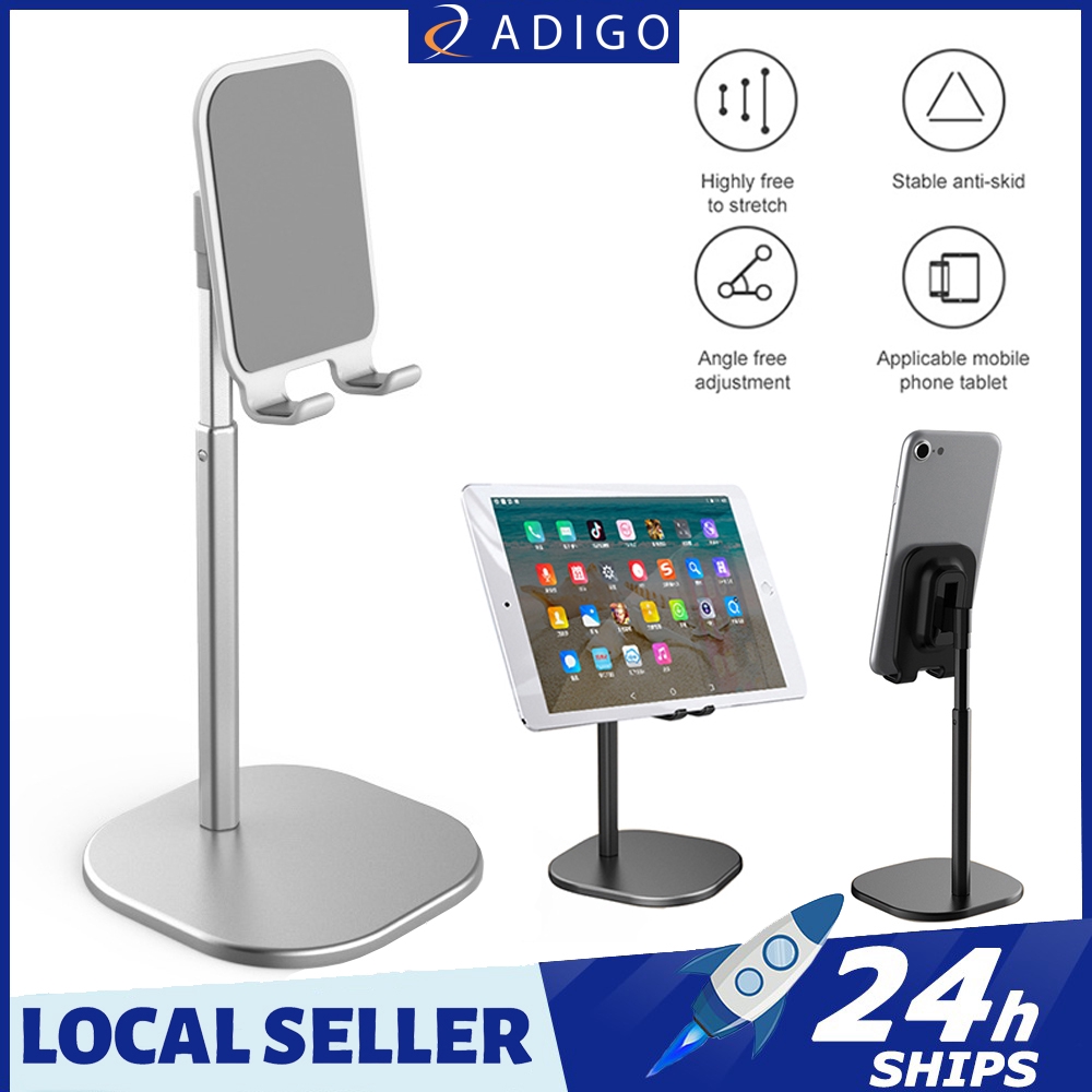 Mobile Phone Adjustable Desk phone holder & stand Aluminum Desktop