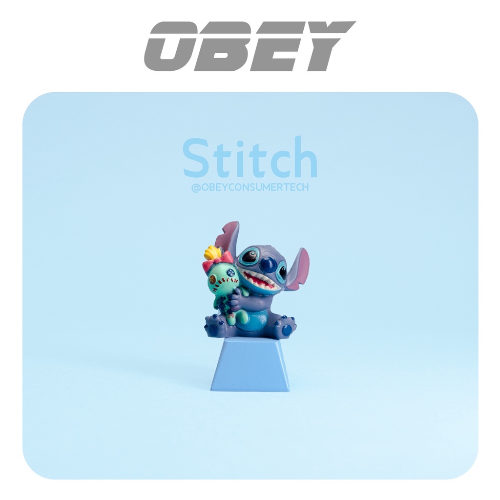 [𝙊𝙐𝙏 𝙊𝙁 𝙎𝙏𝙊𝘾𝙆] Stitch Keycap | PBT | Artisan | Shopee Malaysia