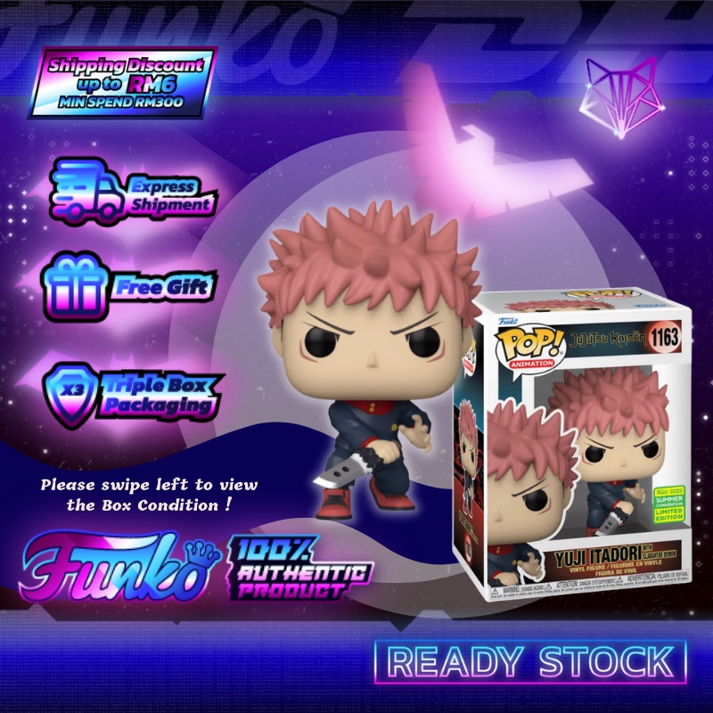 Funko POP! - Jujutsu Kaisen - Yuji Itadori (/w slaughter demon) 1163 (