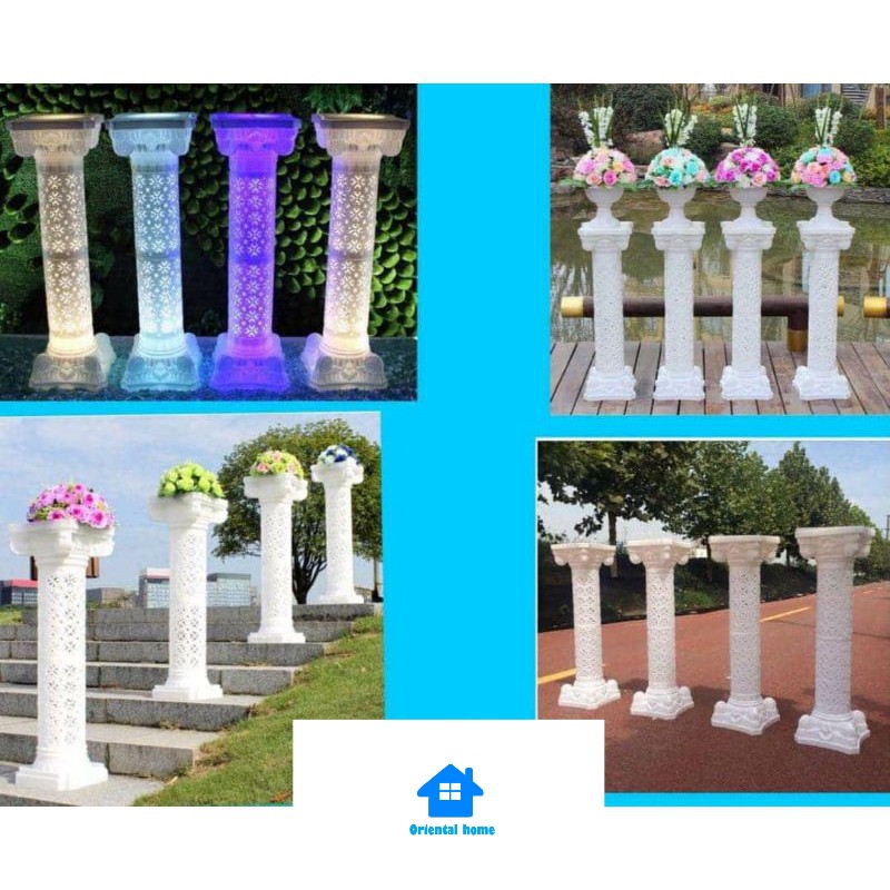 White Roman Column Wedding Road (27x97cm.) | Shopee Malaysia