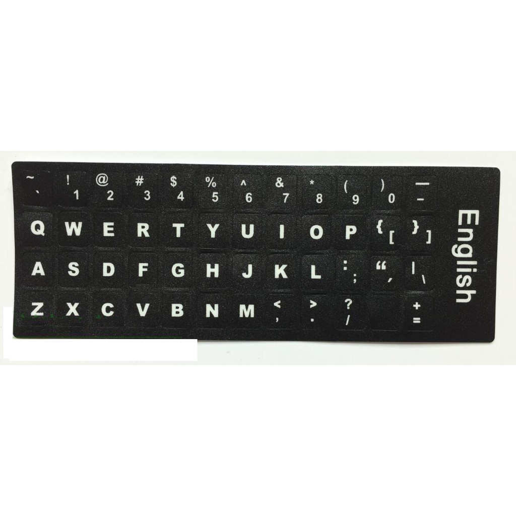 English Replacement Keyboard Sticker For Laptop Notebook | Shopee Malaysia