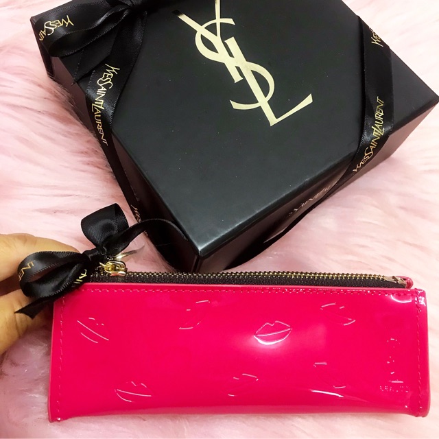 Ysl mini makeup pouch hot sale