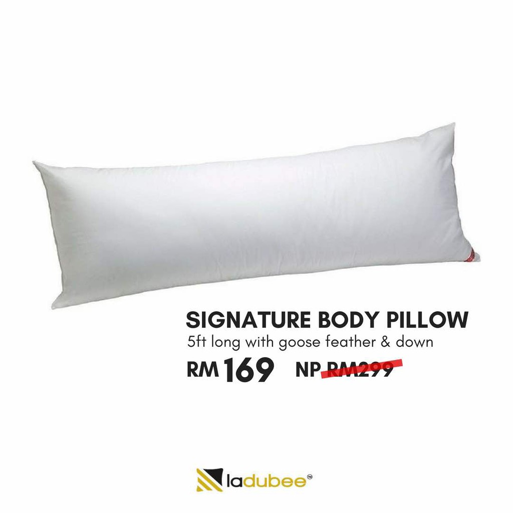 Goose down body pillow best sale