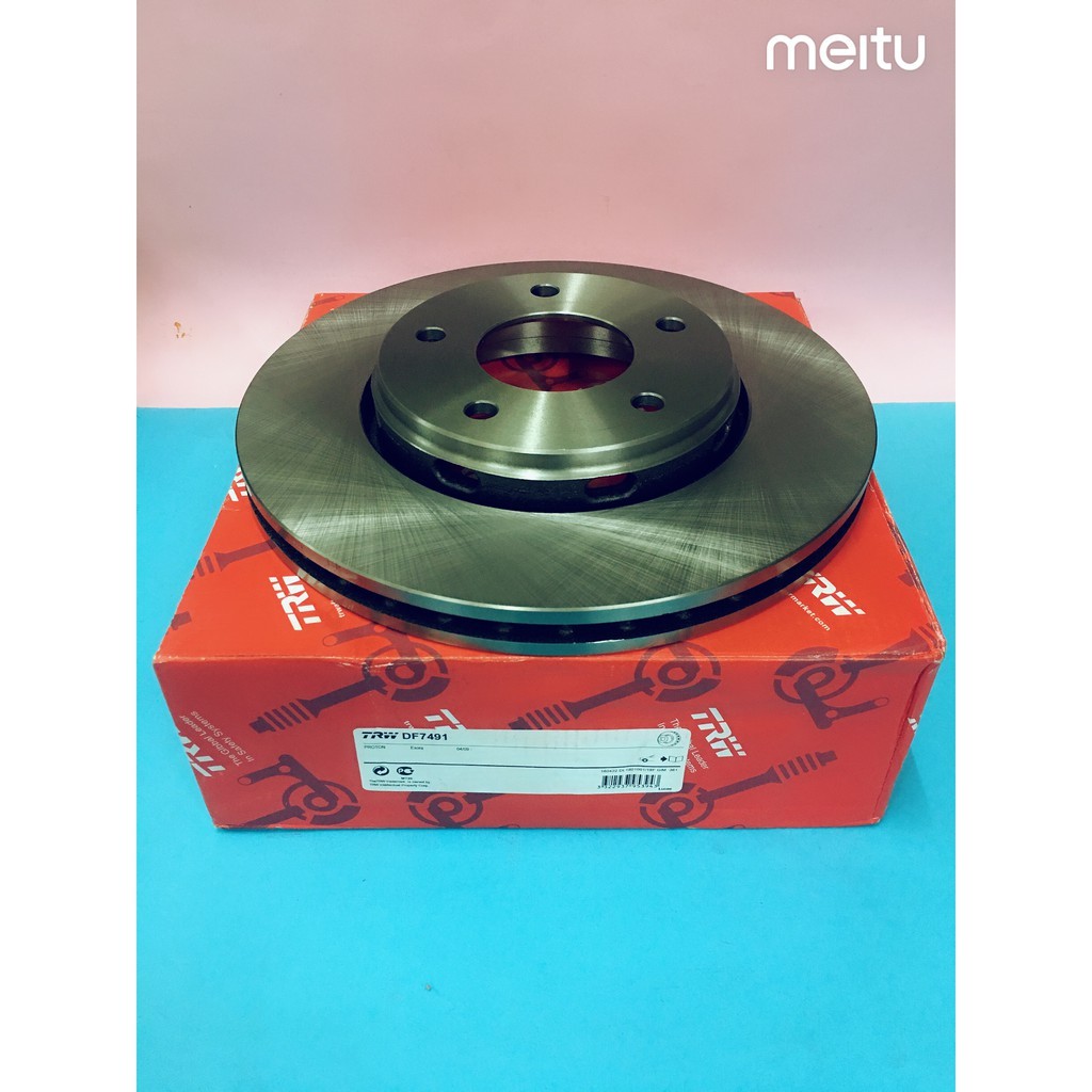 1Pair TRW PROTON EXORA PREVE 1.6 CPS FRONT BRAKE DISC ROTOR DF7491 ...