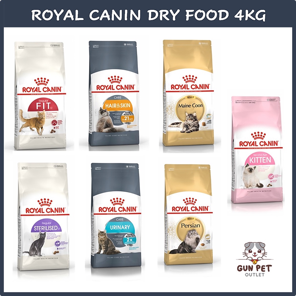 Royal Canin 4kg Original Cat Dry Food Makanan Kucing Hair Skin Care RC Kitten Fit 32 Urinary