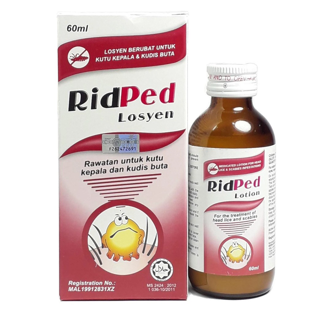 Winwa Ridped Lotion 60ml~kutu Kepala And Kudis Buta Head Lice And Scabies