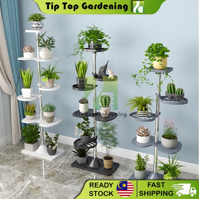 TIPTOP Modern Arbitrary Rotating Flower Rack Multilayer Flowers Potted ...