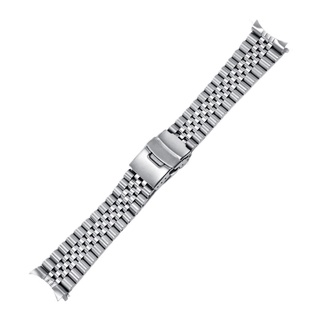 Solid Jubilee Bracelet Curved End 316L Stainless Steel Watch Band for Seiko  Men Watch Accessory 18 19 20 21 22 23 24mm | Shopee Malaysia
