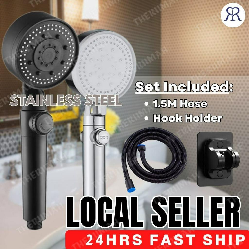 High Quality High Pressure Bathroom Hand Shower Head 304 Stainless ...