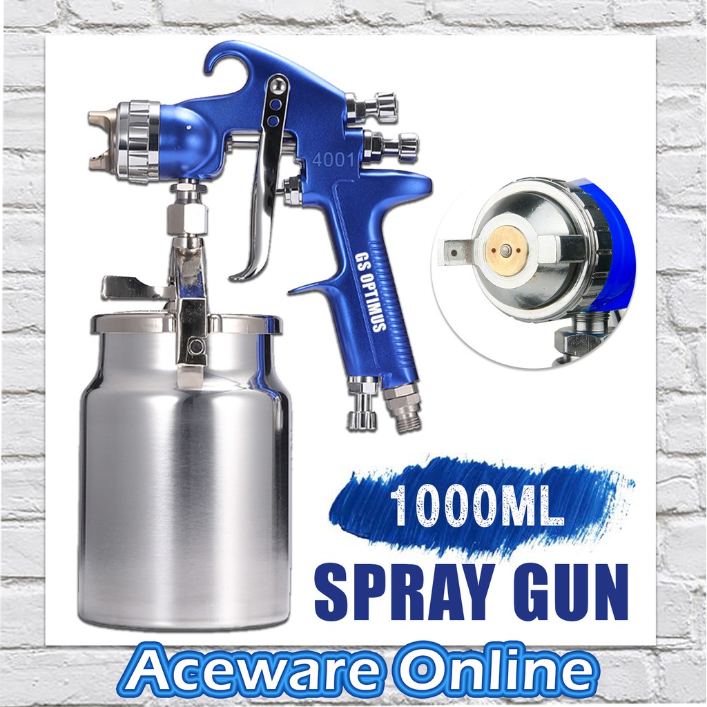 1000ML OPTIMUS 4001 Paint Spray Gun Penyembur Cat Rumah Kereta Air Spray Gun Cat Car Spray Gun