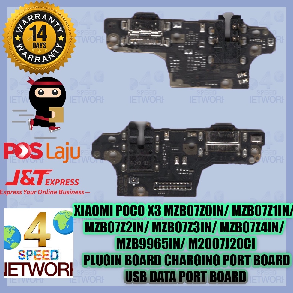 Xiaomi POCO X3 NFC X3 Pro Fast Charging Port Charger Board Plugin Main