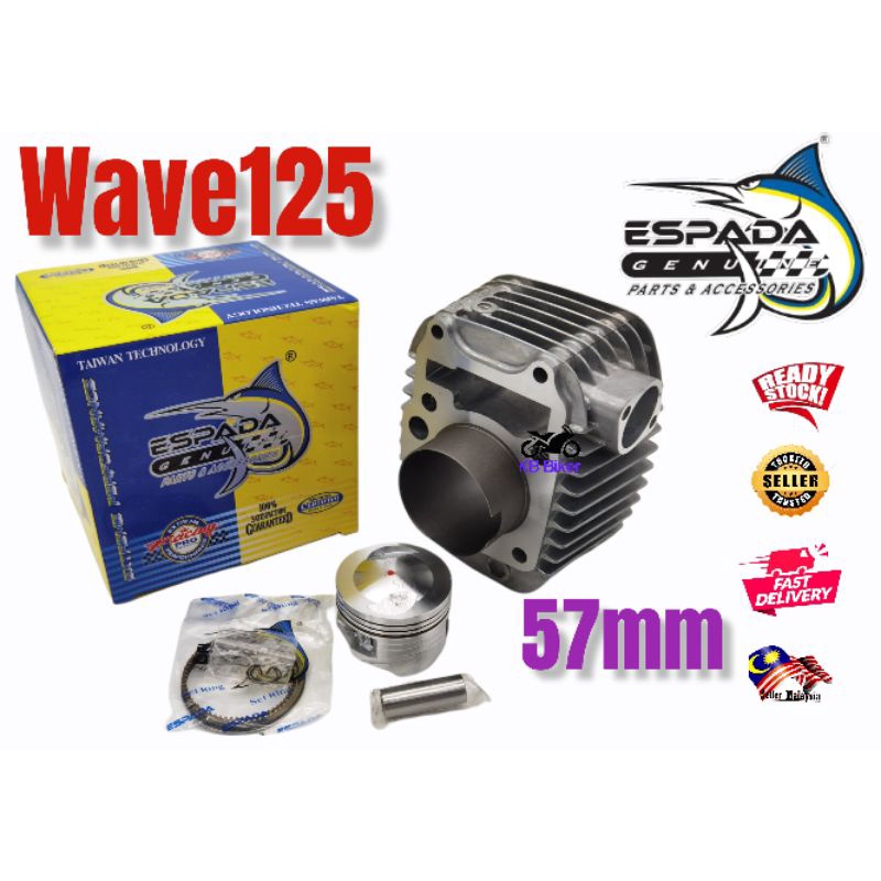 Espada Block Racing Wave 125 57mm 60mm 62mm 65mm wave125 wave125s ...