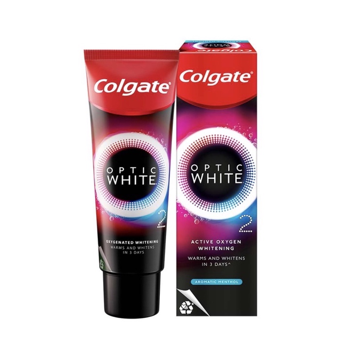 Colgate Optic White O2 Whitening Toothpaste 85g | Shopee Malaysia