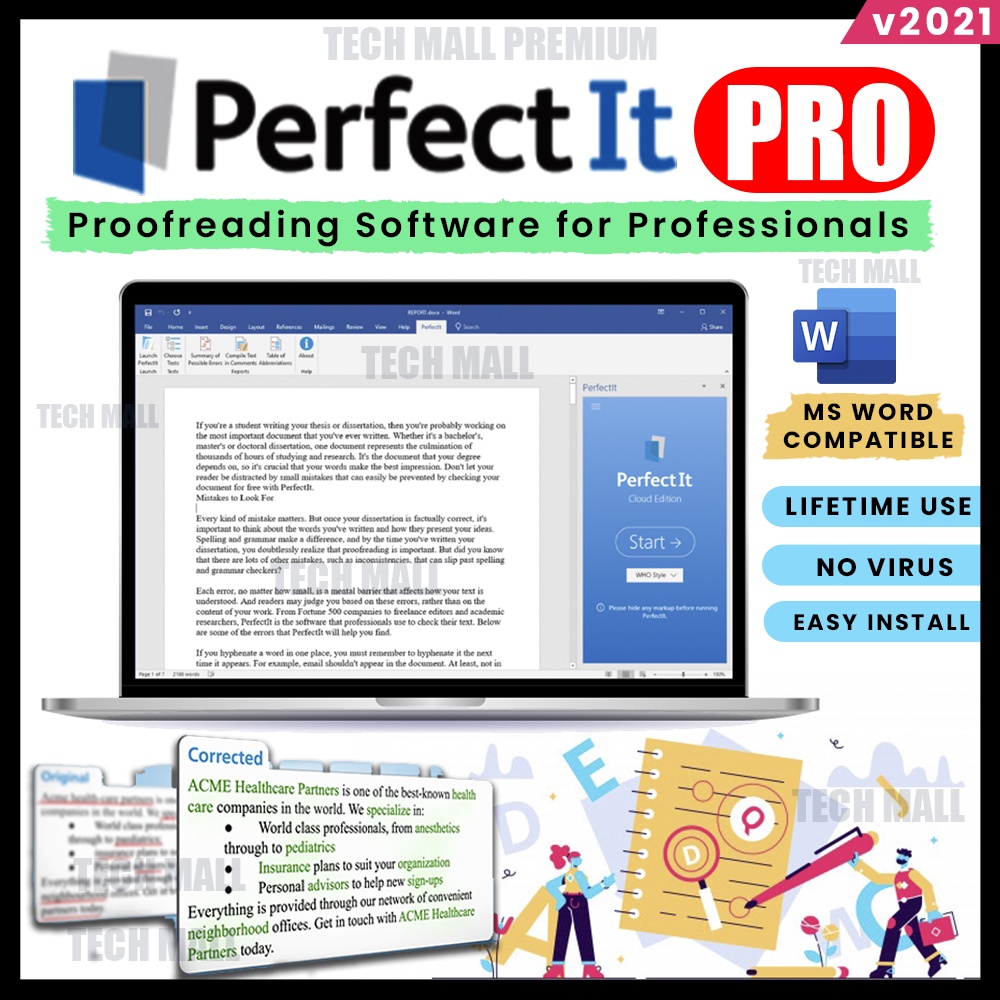 Perfect It Pro 2021 | Proofreading Software for Professionals | Shopee ...
