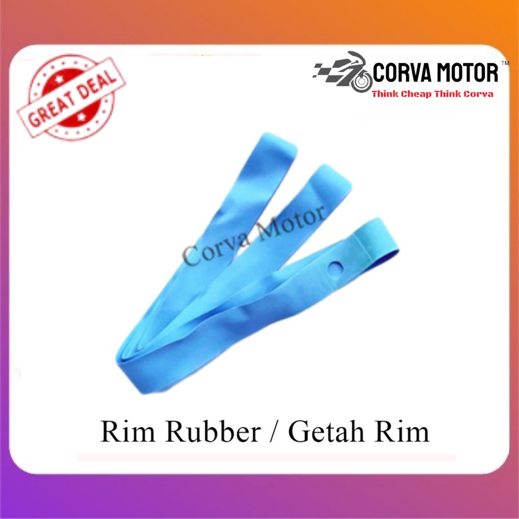 Corva Motor Rim Rubber Getah Rim Untuk Tayar Tiub | Shopee Malaysia