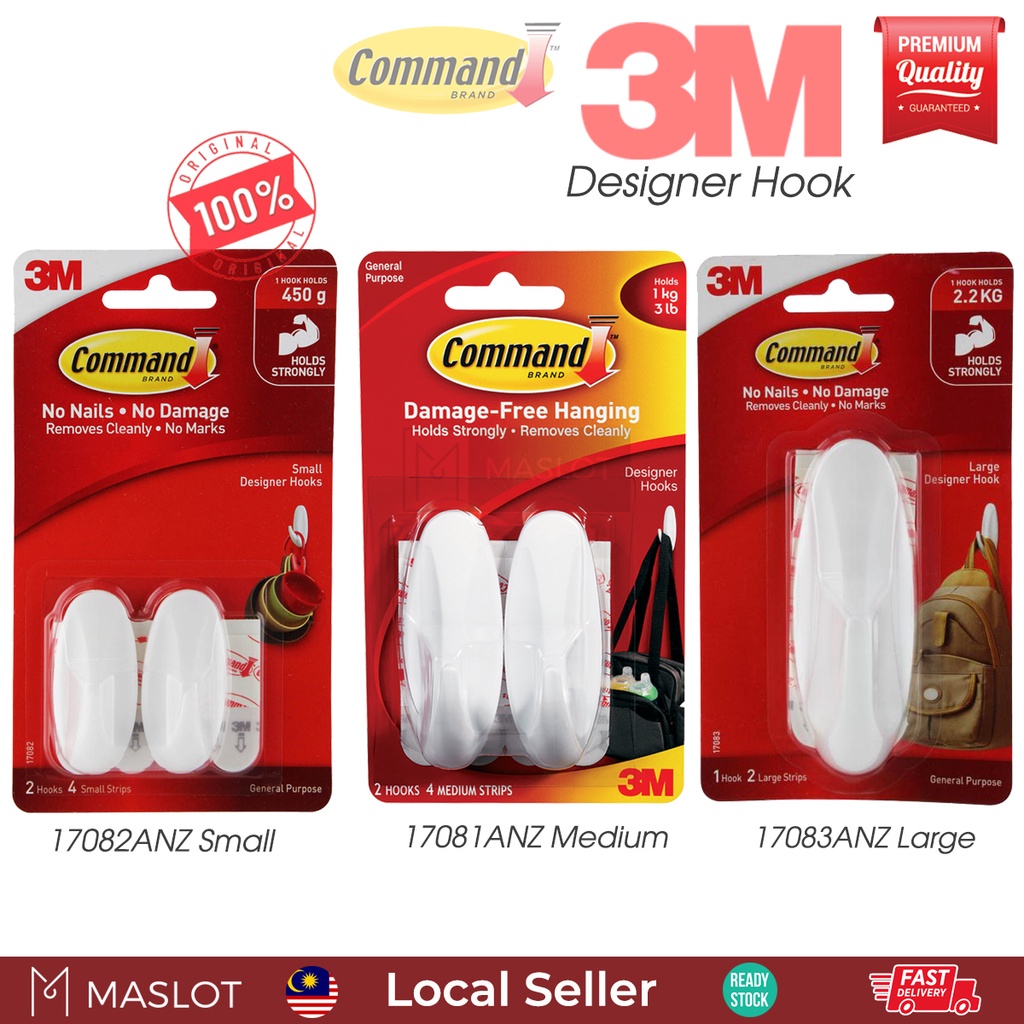 Command 3M General Purpose Designer Hooks