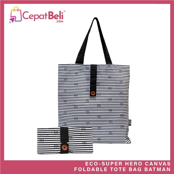(JUALAN GUDANG DC COMICS) BATMAN ECOSUPER HERO Canvas Foldable Tote