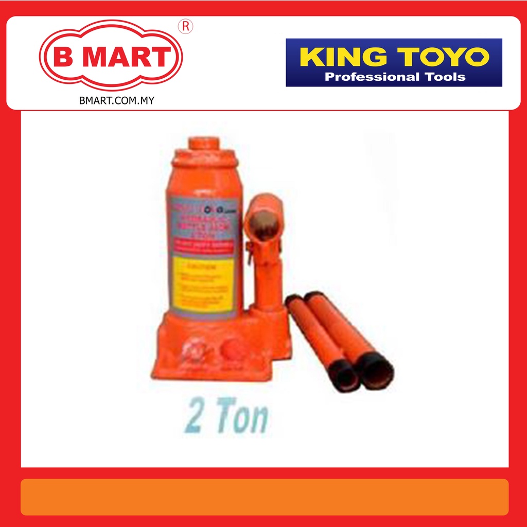 KING TOYO HYDRAULIC BOTTLE JACK 2TON/ 4TON/ 6TON/ 10TON/ 16TON/ 20TON