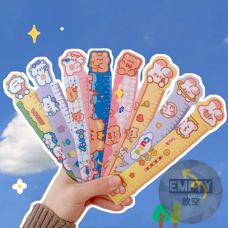 Student stationery magnetic ruler math lesson ruler | Cartoon cute ...