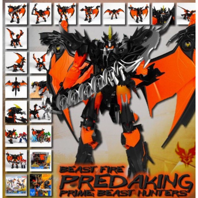 HASBRO~Transformers Prime Beast Hunters - Ultimate Leader Class, Fire ...