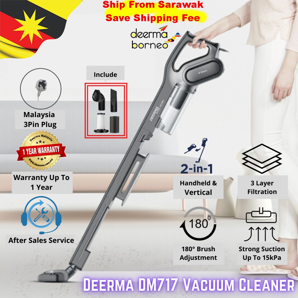 Deerma DM717 / DX700S Vacuum Strong Suction Hepa Filter Sweeper (Modern