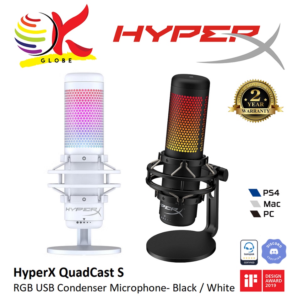 Hyperx Quadcast S Gaming Mic Multicolor
