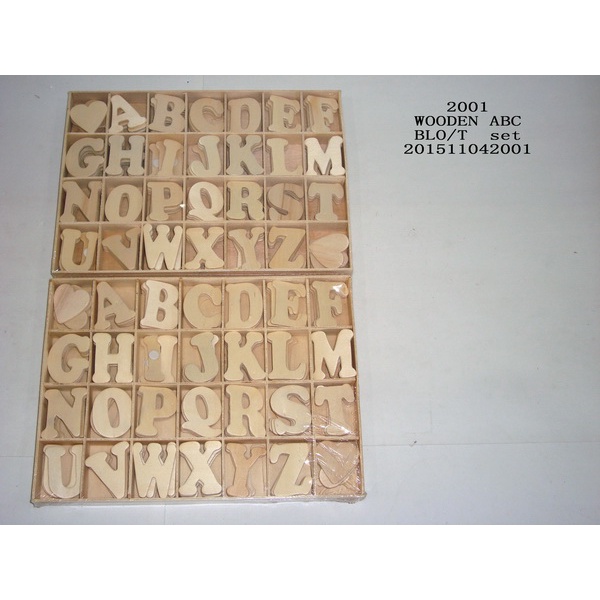 (2sets) 2001 WOODEN ABC SET (PLAIN) - 2sets | Shopee Malaysia