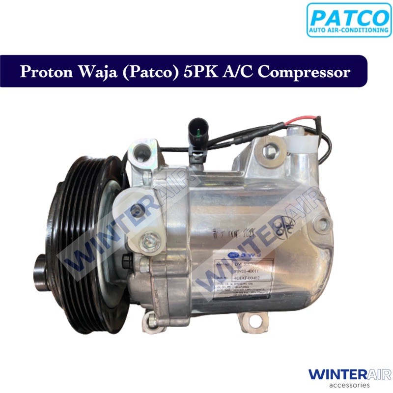 Proton Waja (Patco System) • Air Cond Compressor (Recond-New Body ...