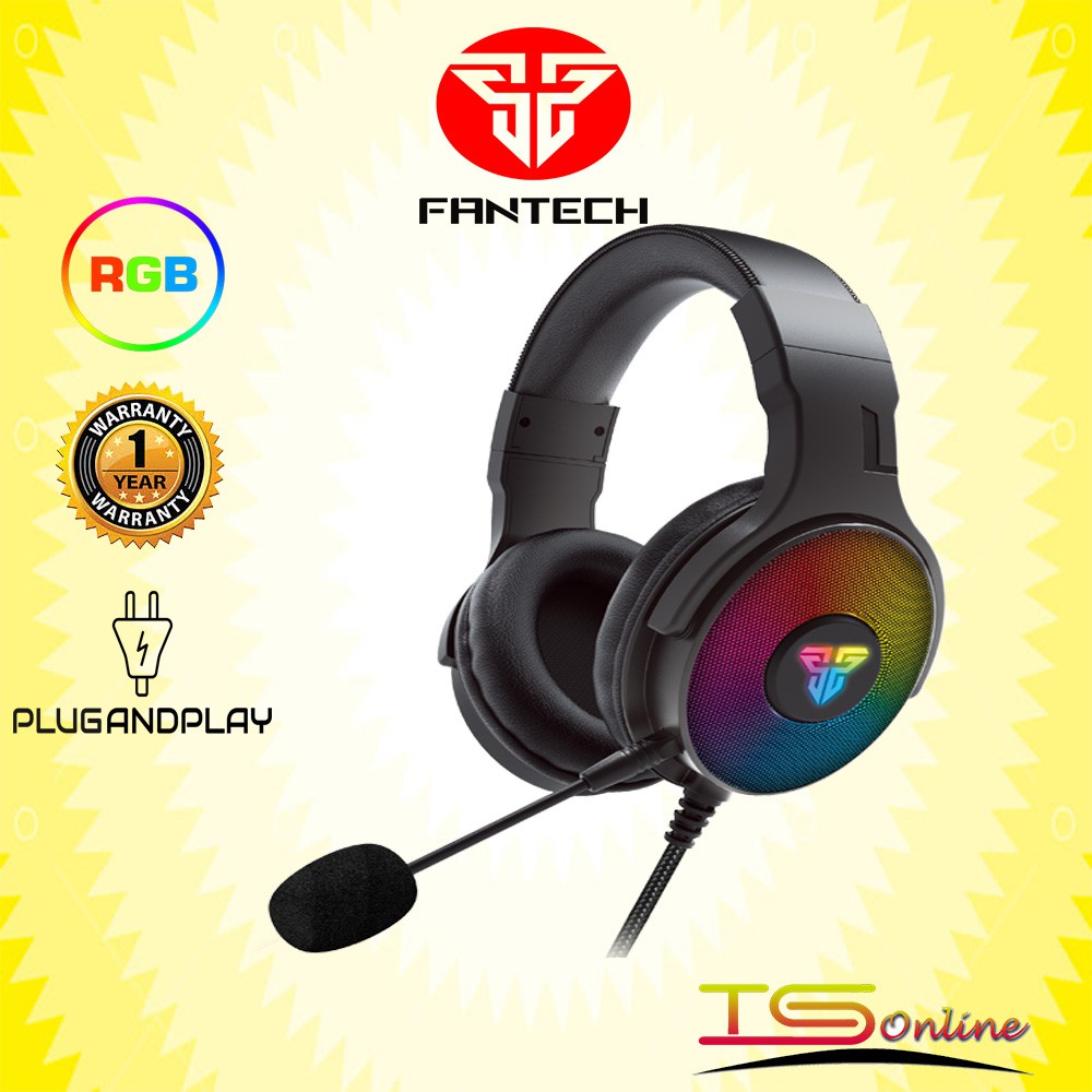 FANTECH HG22 FUSION RGB VIRTUAL 7.1 SURROUND SOUND GAMING HEADSET FOR ...
