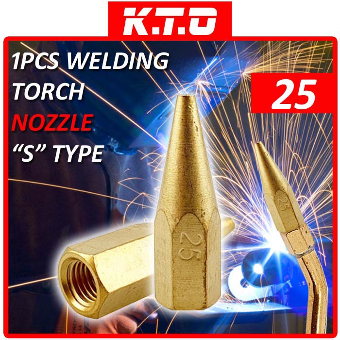 1 Pcs Stainless Steel Welding Torch Nozzle ''S'' Type / Muncung ...