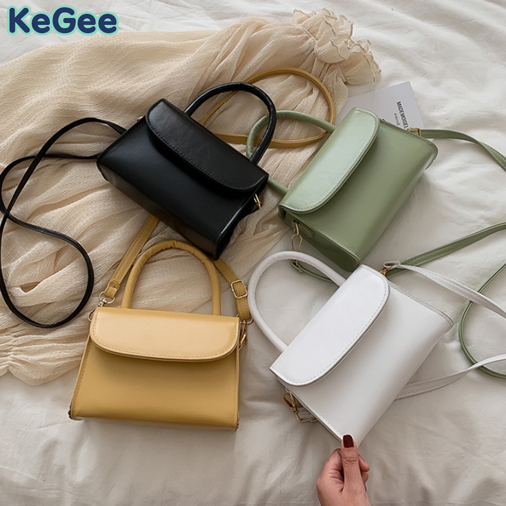 KeGee Women Sling Bag Korean Fashion Small Shoulder Bag Leather Bag ...