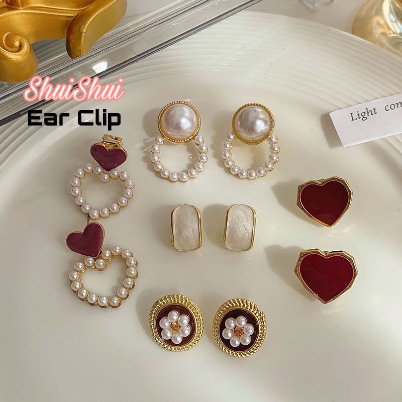 Clip on earrings shopee shop