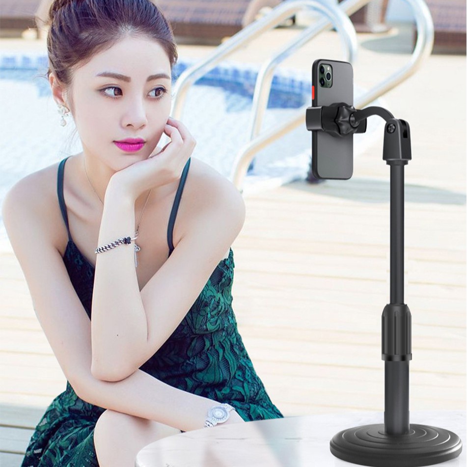 NAWIQI Higher Telescopic Phone Stand 30CM, Desktop Phone Live ...