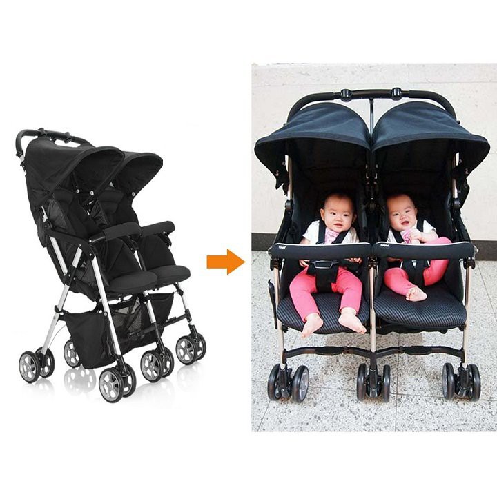 Japanese Spazio Duo Combi Double Stroller Shopee Malaysia