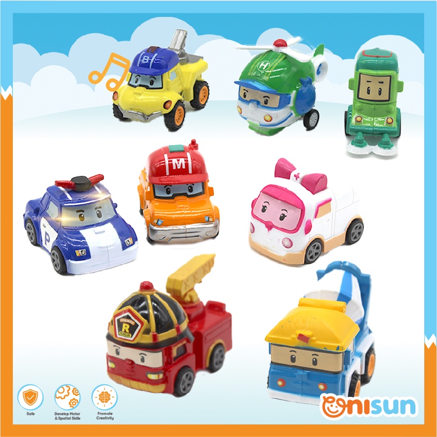 8 in 1 Kids Boy Girl Fun Indoor Outdoor Push Pull Car Model Vehicle ...