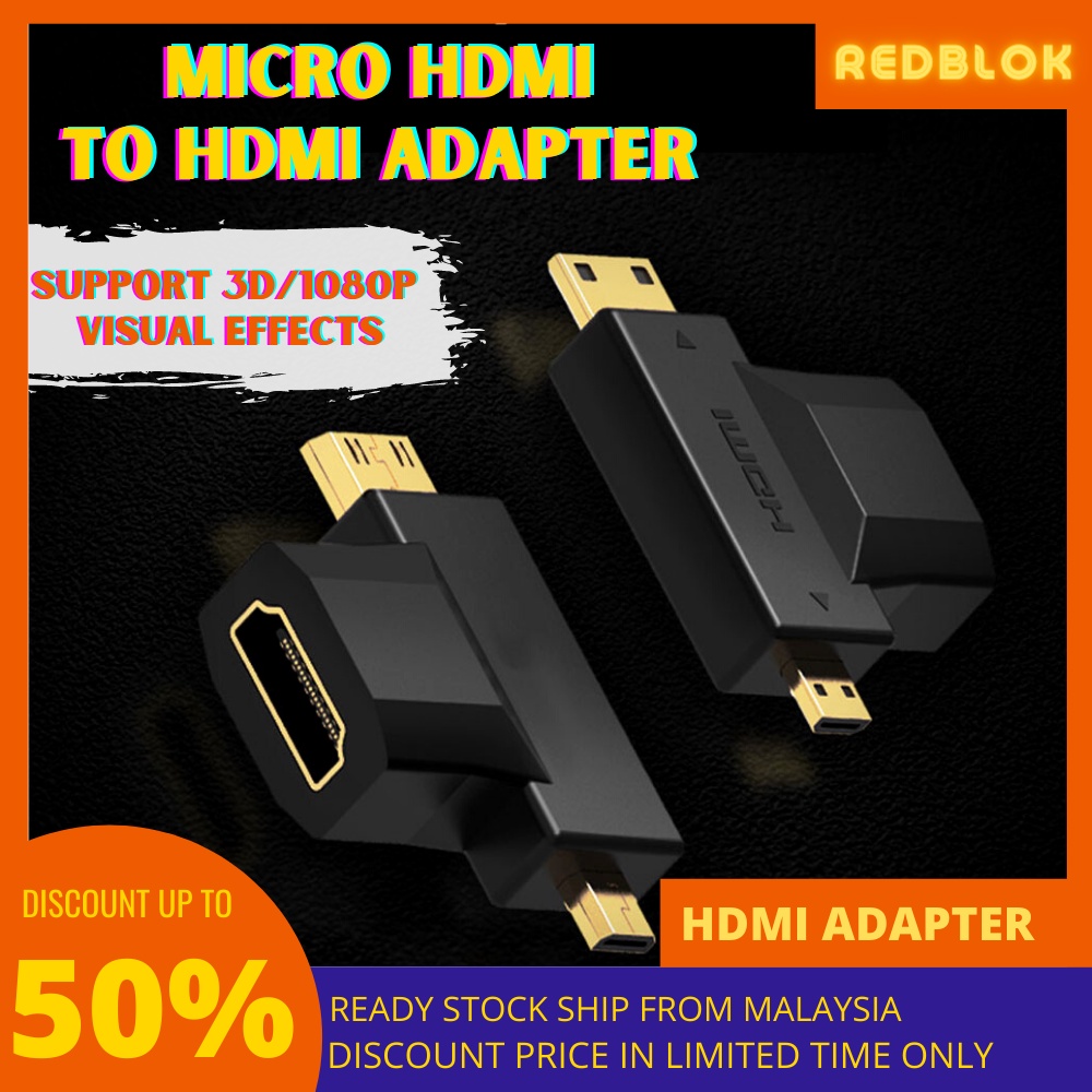 UGREEN 4K Micro HDMI Male To HDMI Female Adapter In Lebanon With - Foto 3