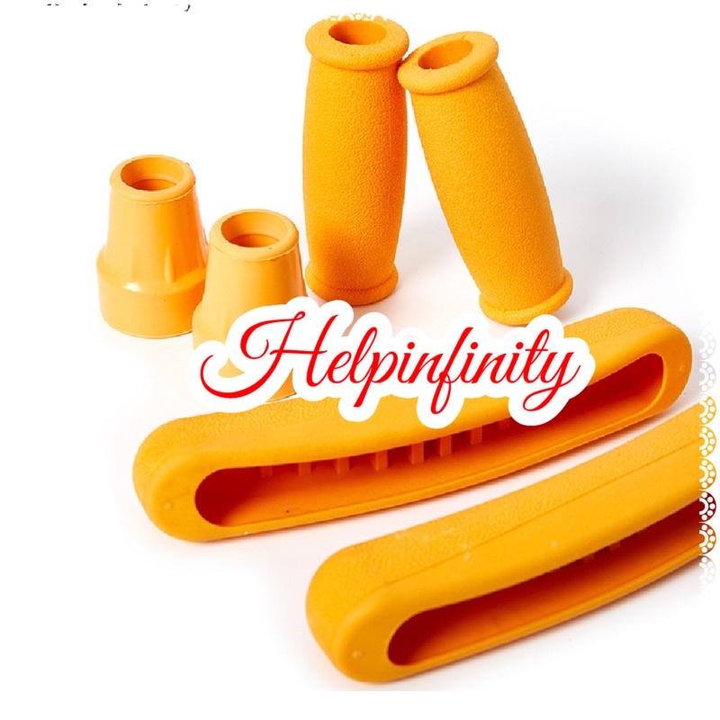 Shoulder Crutches Rubber tips Armpit Cushion Crutches Gand Grip Rubber